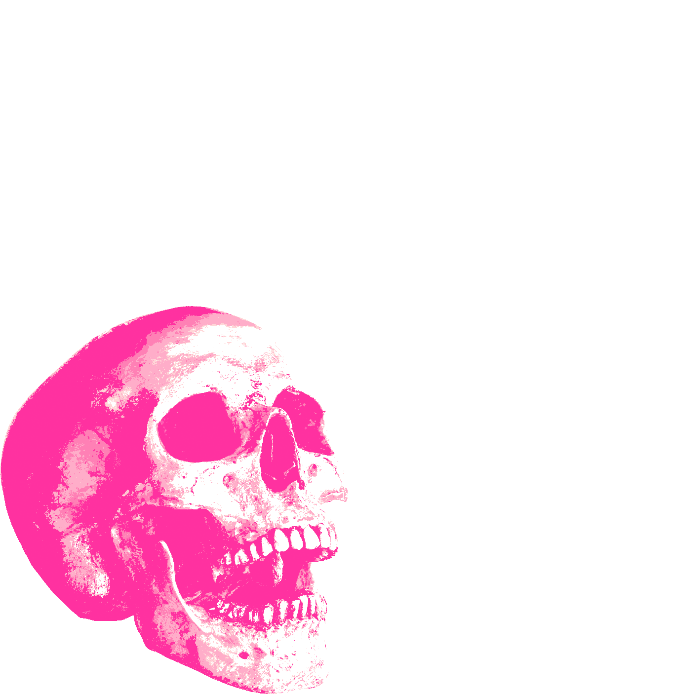 a yelling skull welcomes you to 90-SECOND MANIFESTOS